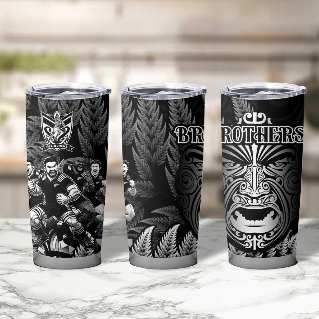 All Black Brothers Rugby Tumbler Cup New Zealand Maori Haka