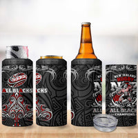 All Black NZL Rugby Champions 4 in 1 Can Cooler Tumbler Maori Warrior