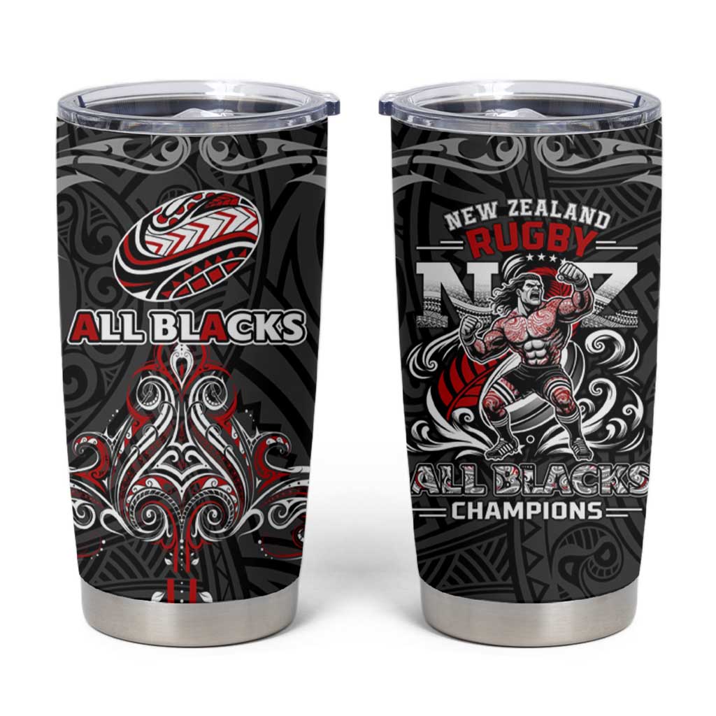 All Black NZL Rugby Champions Tumbler Cup Maori Warrior