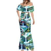 Wailua Falls Hawaii Mermaid Dress Kauai Natural Beauty