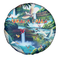 Wailua Falls Hawaii Spare Tire Cover Kauai Natural Beauty
