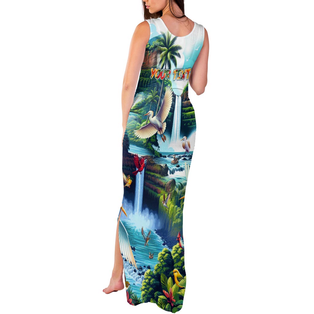 Wailua Falls Hawaii Tank Maxi Dress Kauai Natural Beauty