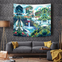 Wailua Falls Hawaii Tapestry Kauai Natural Beauty