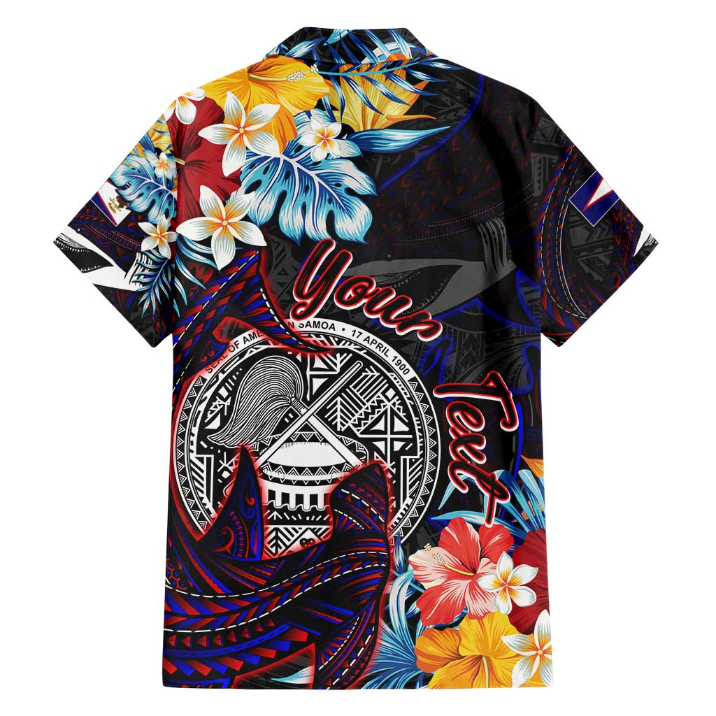 Personalized Amelika Samoa Sharks Polynesia Family Matching Tank Maxi Dress and Hawaiian Shirt American Samoa