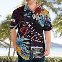 Personalized Amelika Samoa Sharks Polynesia Hawaiian Shirt American Samoa
