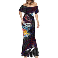 Personalized Amelika Samoa Sharks Polynesia Mermaid Dress American Samoa