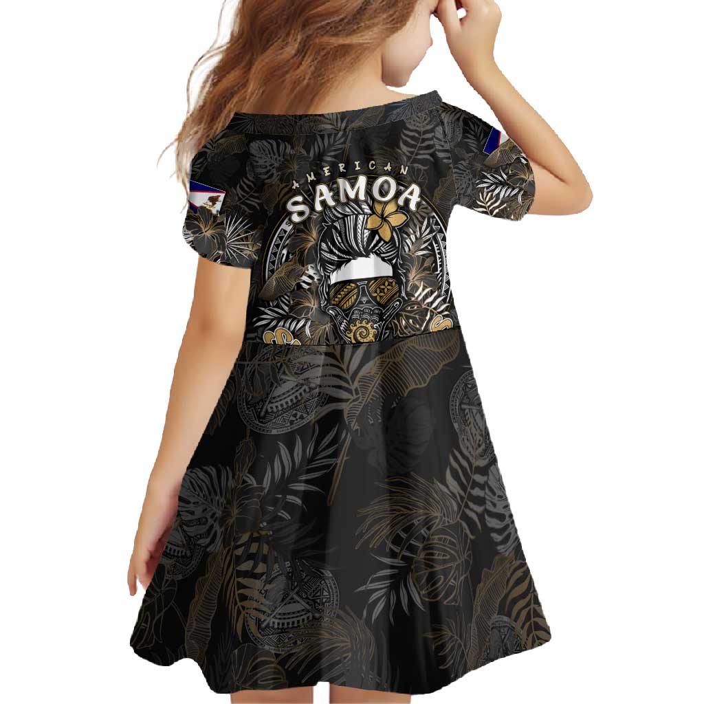 Personalized Shaka Girls America Samoa Family Matching Long Sleeve Bodycon Dress and Hawaiian Shirt Tropical Flowers Vintage DT02 - Polynesian Pride