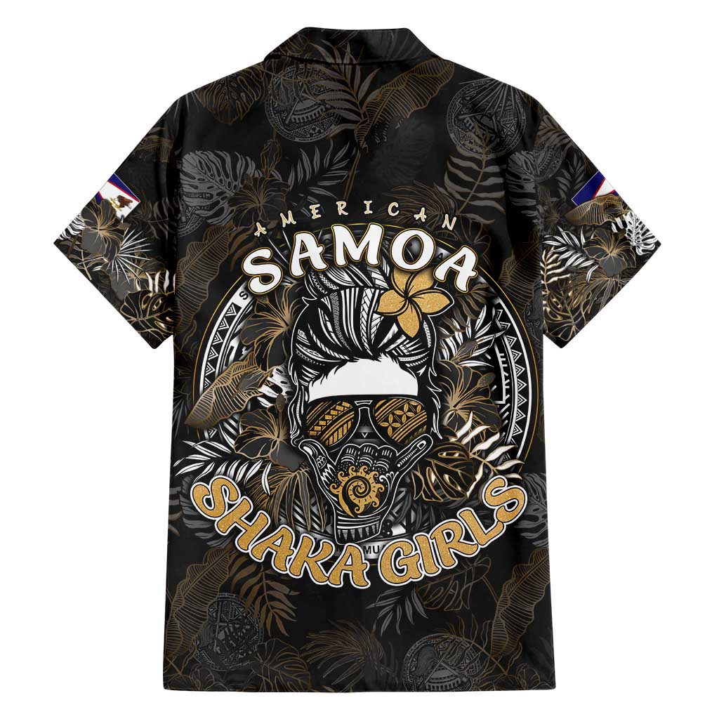 Personalized Shaka Girls America Samoa Family Matching Long Sleeve Bodycon Dress and Hawaiian Shirt Tropical Flowers Vintage DT02 - Polynesian Pride