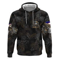 Personalized Shaka Girls America Samoa Hoodie Tropical Flowers Vintage