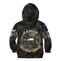 Personalized Shaka Girls America Samoa Kid Hoodie Tropical Flowers Vintage
