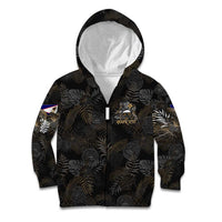 Personalized Shaka Girls America Samoa Kid Hoodie Tropical Flowers Vintage