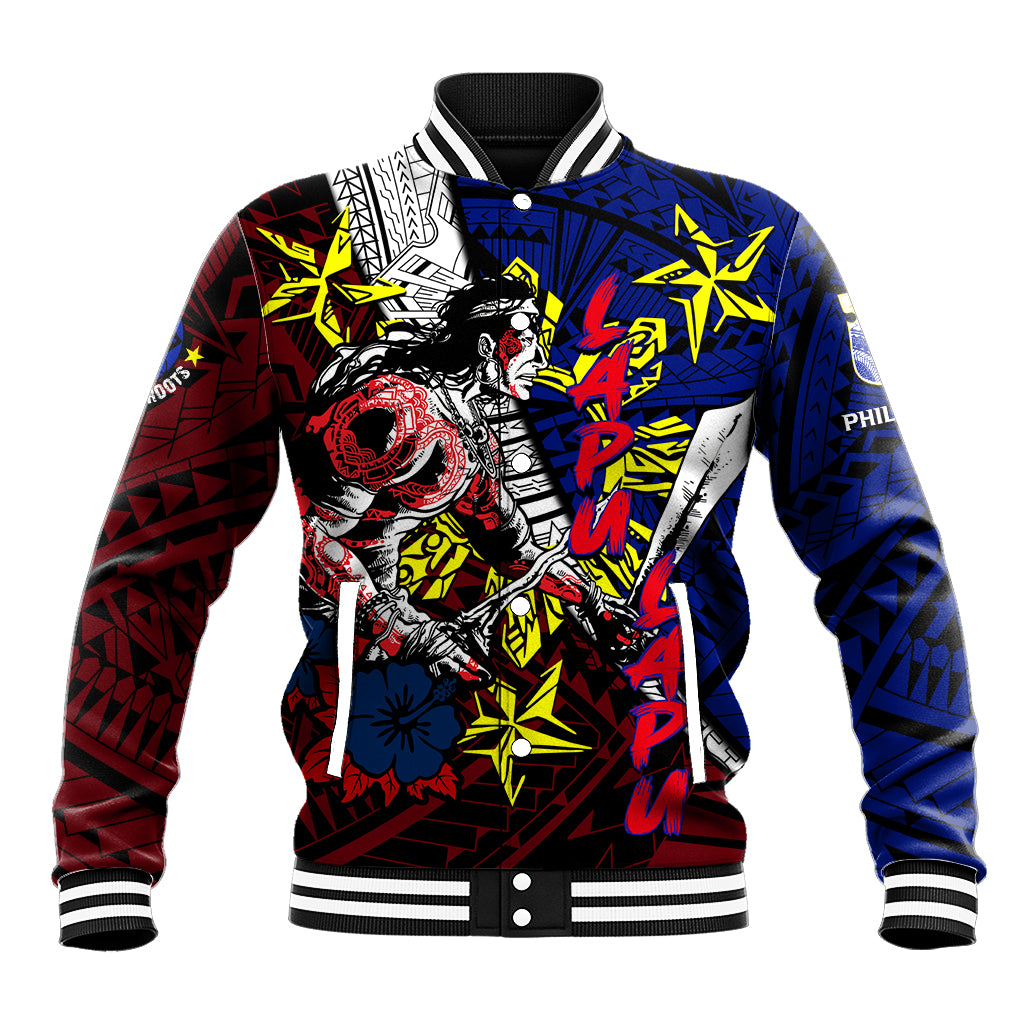 Philippines Lapu Lapu Baseball Jacket Chief Filipino Tattoo DT02 Unisex Art - Polynesian Pride