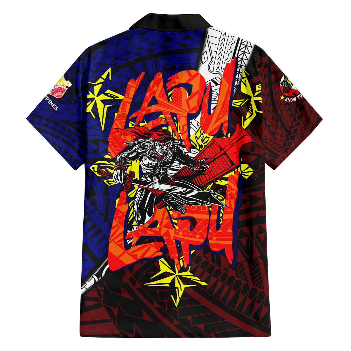 Philippines Lapu Lapu Family Matching Tank Maxi Dress and Hawaiian Shirt Chief Filipino Tattoo DT02 - Polynesian Pride