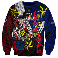 Philippines Lapu Lapu Sweatshirt Chief Filipino Tattoo DT02 Unisex Art - Polynesian Pride