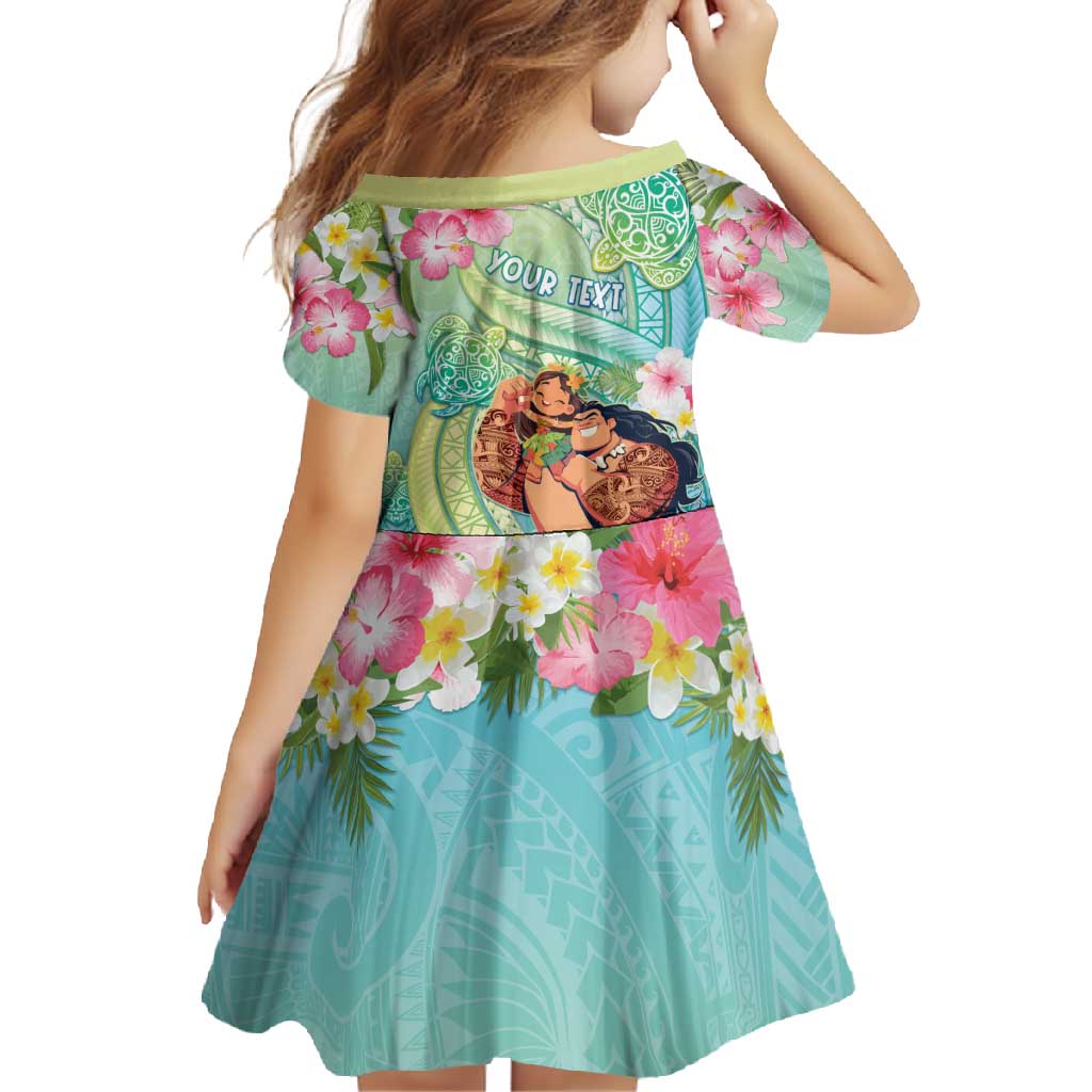 Personalised Hawaii Father's Day Family Matching Off Shoulder Maxi Dress and Hawaiian Shirt Happy Father And Child