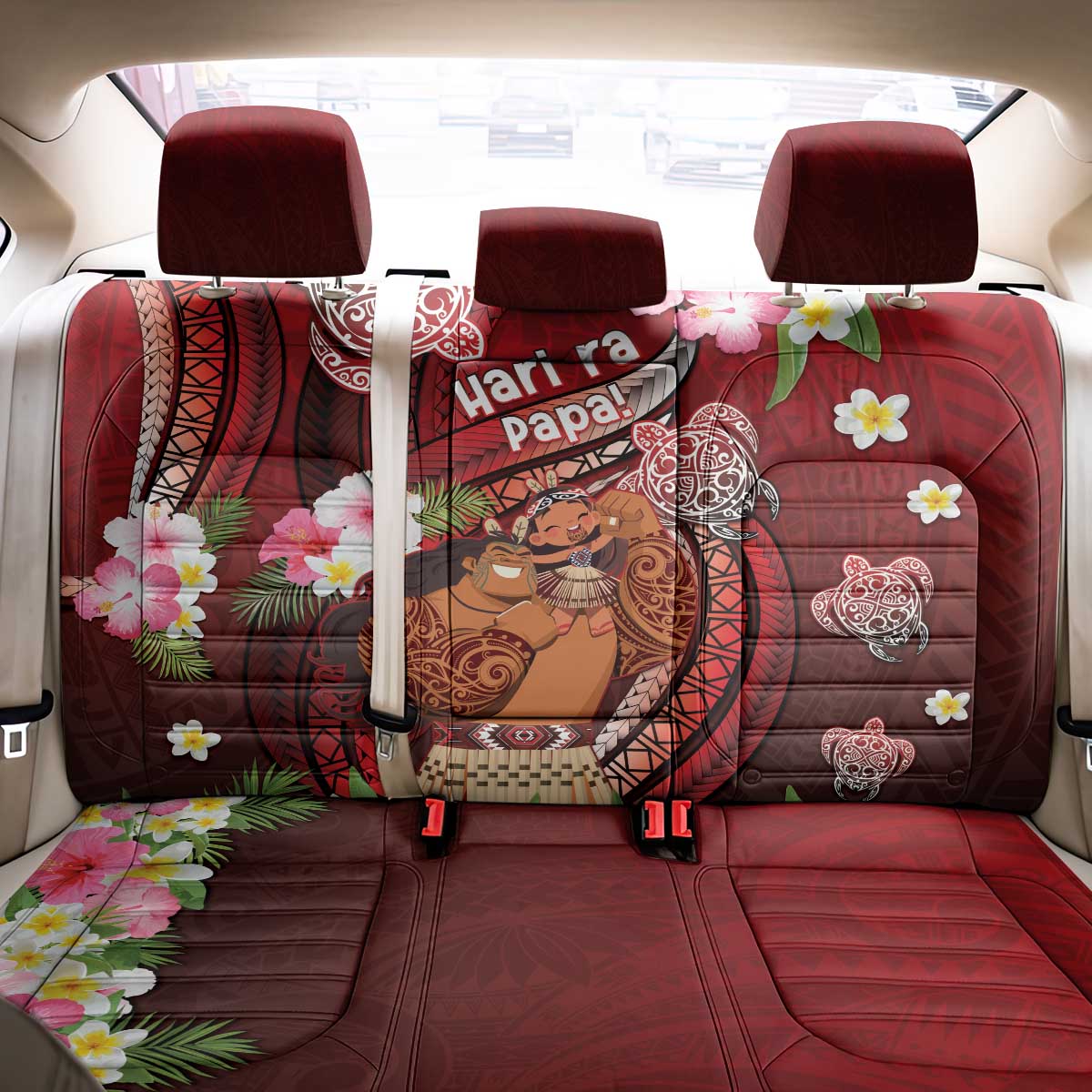 New Zealand Father's Day Back Car Seat Cover Happy Father And Child