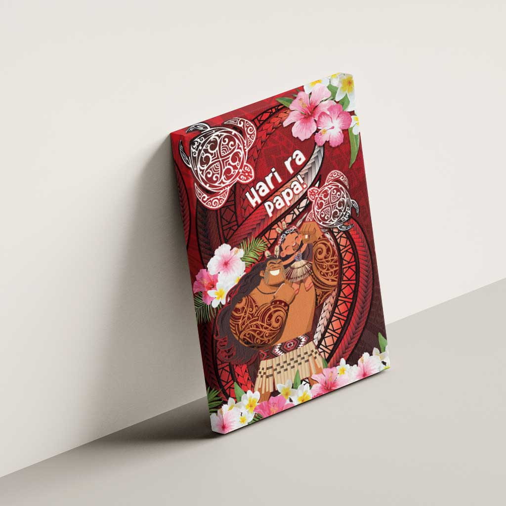 New Zealand Father's Day Canvas Wall Art Happy Father And Child