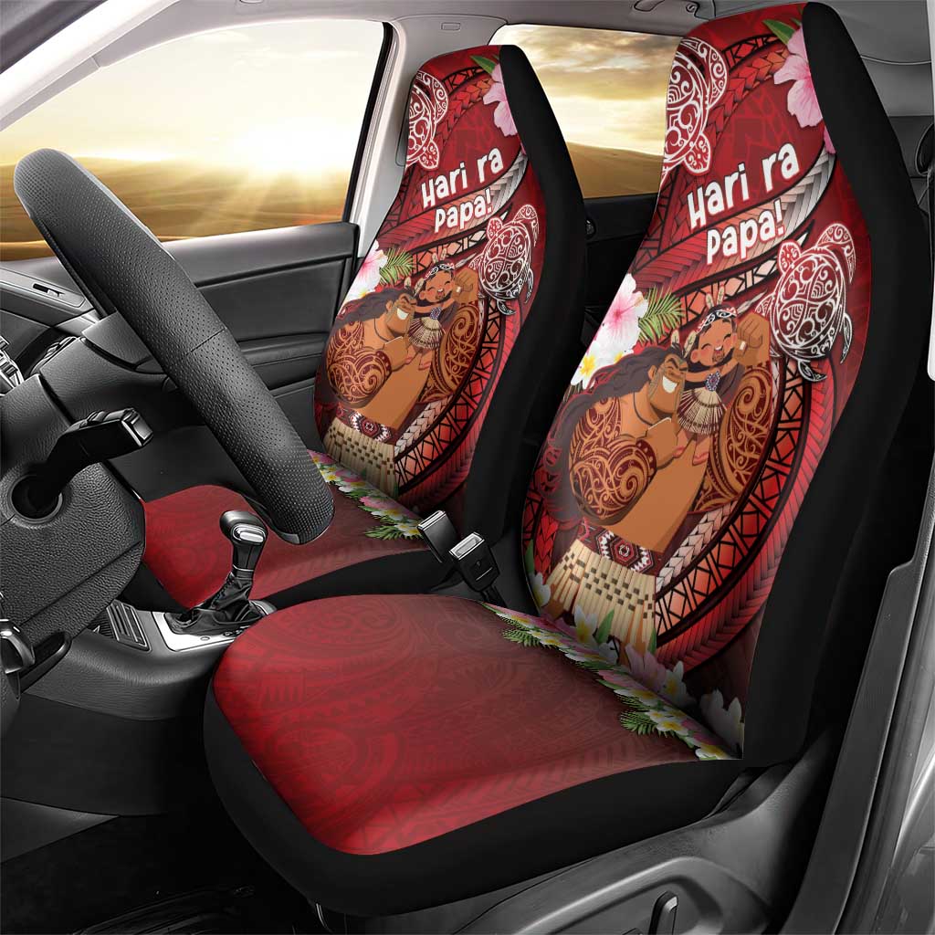 New Zealand Father's Day Car Seat Cover Happy Father And Child