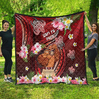 New Zealand Father's Day Quilt Happy Father And Child