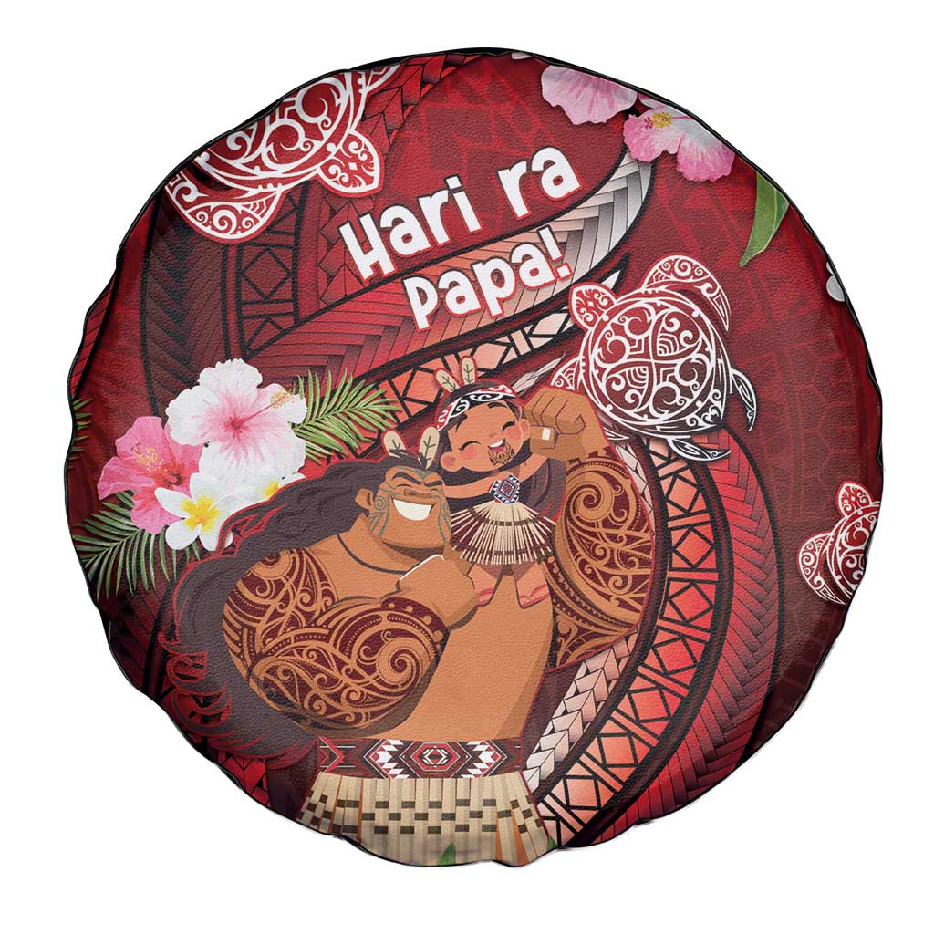 New Zealand Father's Day Spare Tire Cover Happy Father And Child