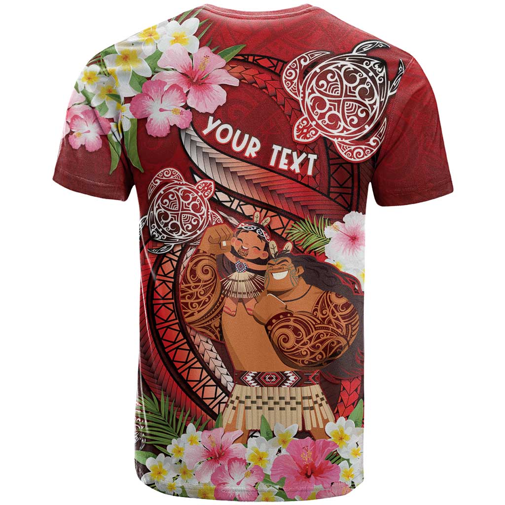 Personalised New Zealand Father's Day T Shirt Happy Father And Child