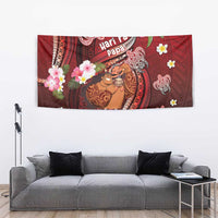 New Zealand Father's Day Tapestry Happy Father And Child DT04 - Polynesian Pride