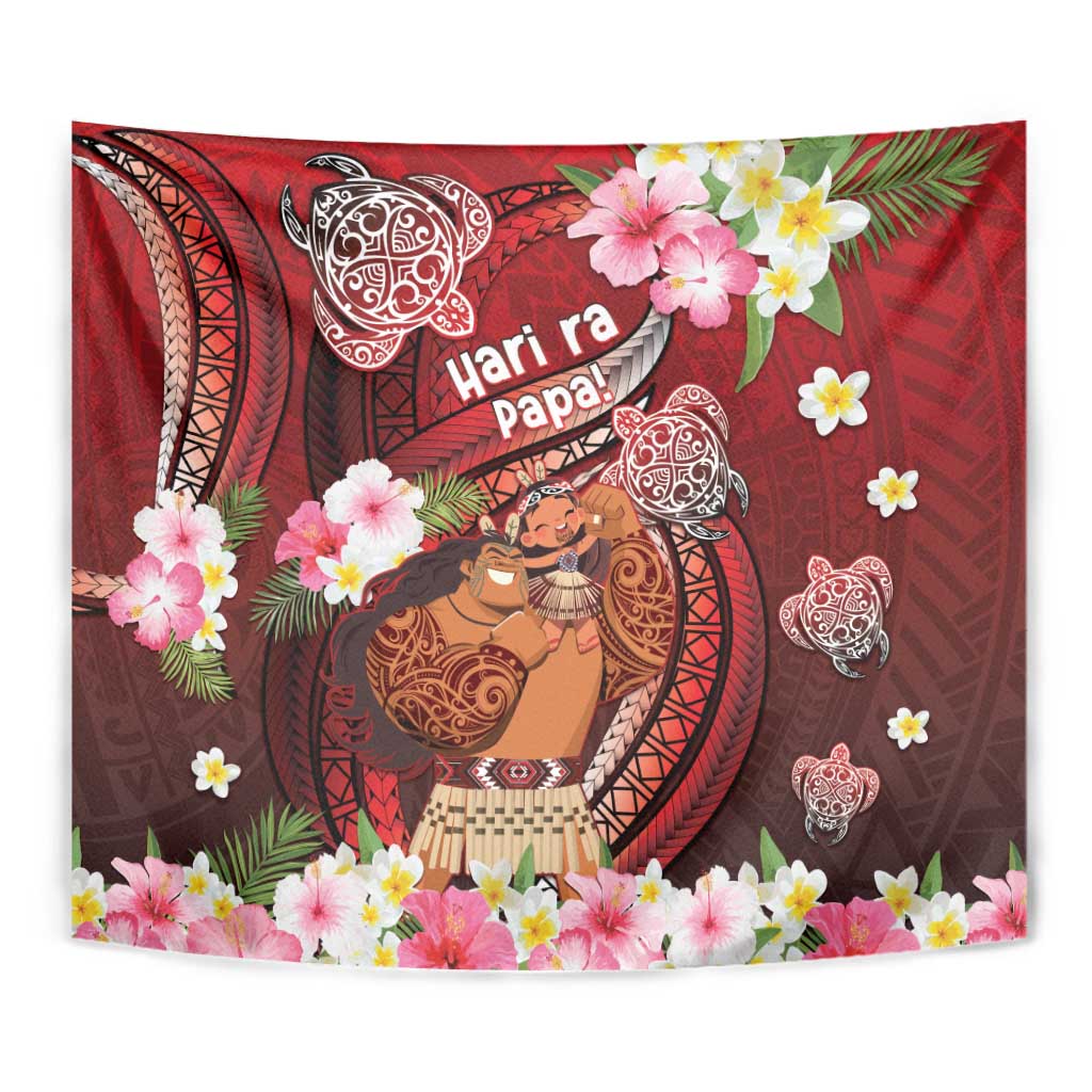 New Zealand Father's Day Tapestry Happy Father And Child DT04 - Polynesian Pride