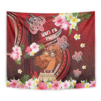 New Zealand Father's Day Tapestry Happy Father And Child DT04 - Polynesian Pride