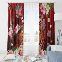 New Zealand Father's Day Window Curtain Happy Father And Child