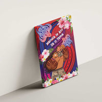 Samoa Father's Day Canvas Wall Art Happy Father And Child