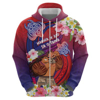 Personalised Samoa Father's Day Hoodie Happy Father And Child