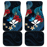 Hawaii Butterfly Car Mats Kanaka Maoli Mix Hibiscus