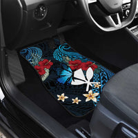 Hawaii Butterfly Car Mats Kanaka Maoli Mix Hibiscus