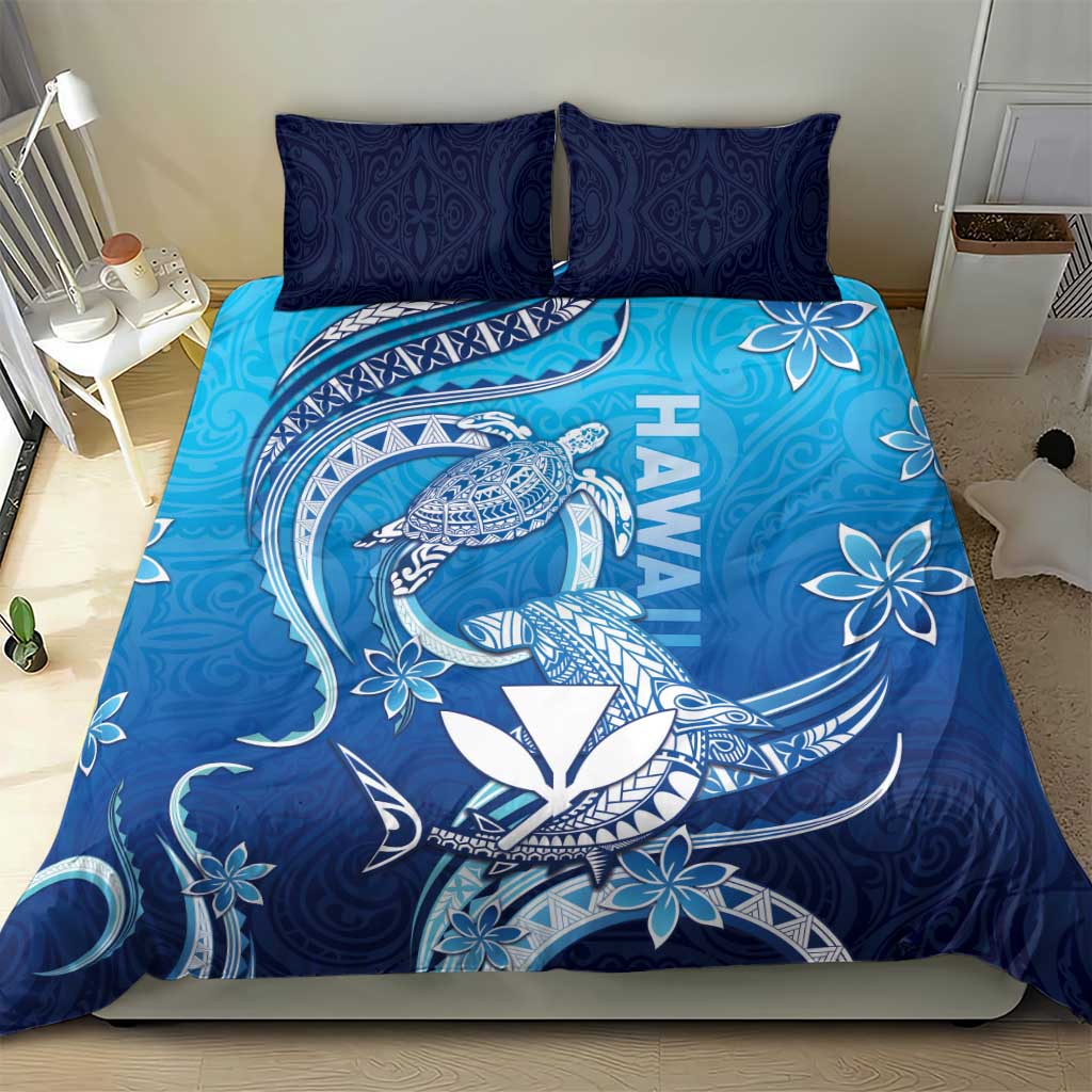 Hawaii Bedding Set Turtle With Hammerhead Shark Oceanic DT04 - Polynesian Pride