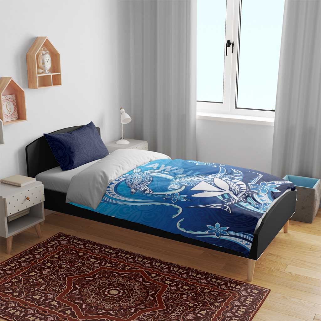 Hawaii Bedding Set Turtle With Hammerhead Shark Oceanic DT04 - Polynesian Pride