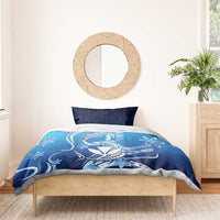 Hawaii Bedding Set Turtle With Hammerhead Shark Oceanic DT04 - Polynesian Pride