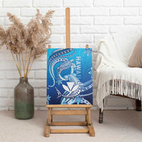 Hawaii Canvas Wall Art Turtle With Hammerhead Shark Oceanic