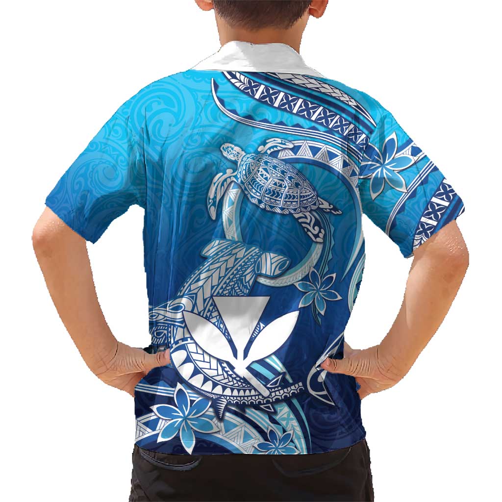 Hawaii Family Matching Short Sleeve Bodycon Dress and Hawaiian Shirt Turtle With Hammerhead Shark Oceanic