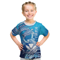 Hawaii Kid T Shirt Turtle With Hammerhead Shark Oceanic