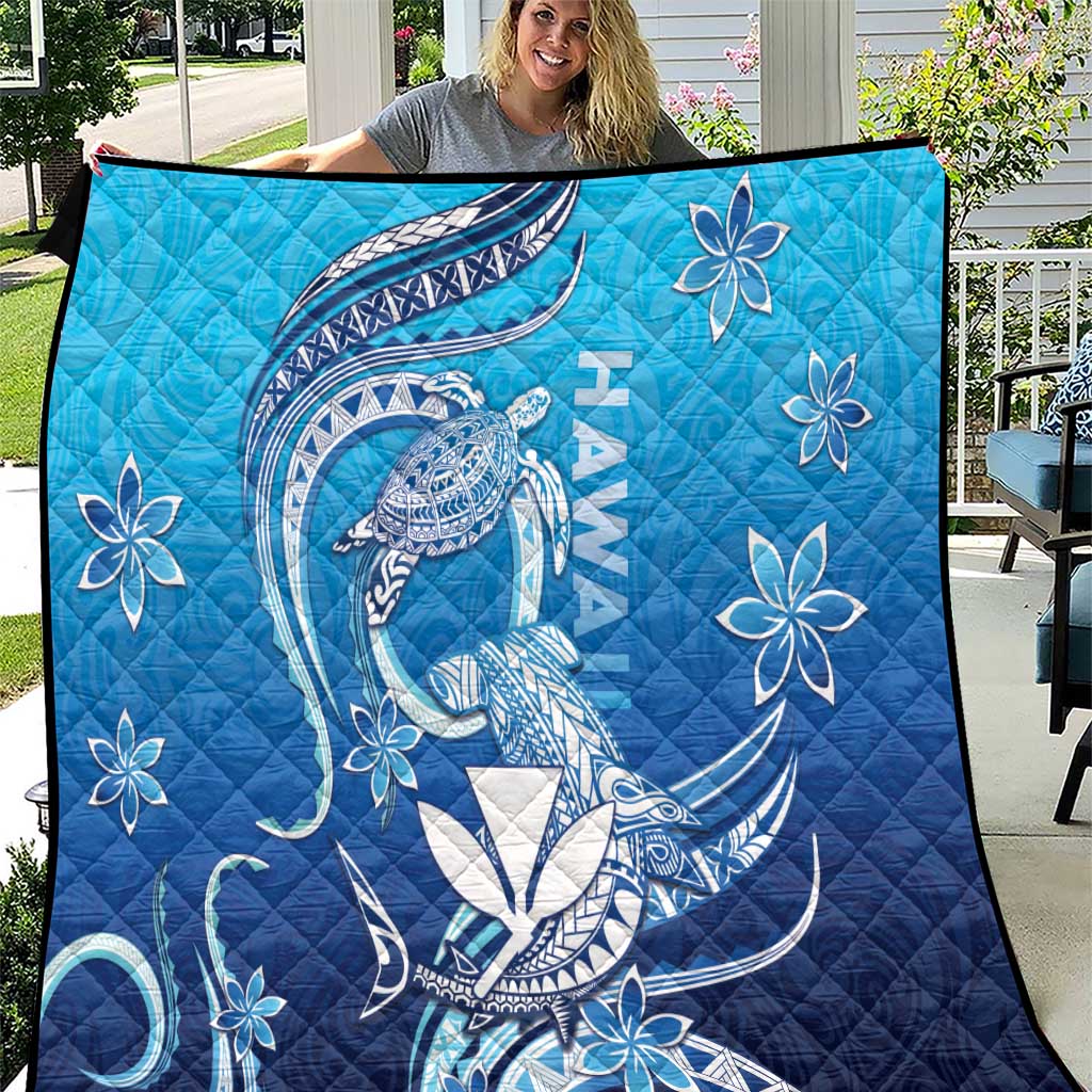 Hawaii Quilt Turtle With Hammerhead Shark Oceanic