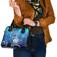 Hawaii Shoulder Handbag Turtle With Hammerhead Shark Oceanic