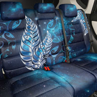New Zealand Matariki Back Car Seat Cover Maori Koru Mix Silver Fern