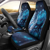 New Zealand Matariki Car Seat Cover Maori Koru Mix Silver Fern