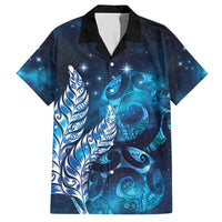 New Zealand Matariki Hawaiian Shirt Maori Koru Mix Silver Fern