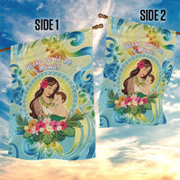 Hawaii Mother's Day Garden Flag I Love You Mom