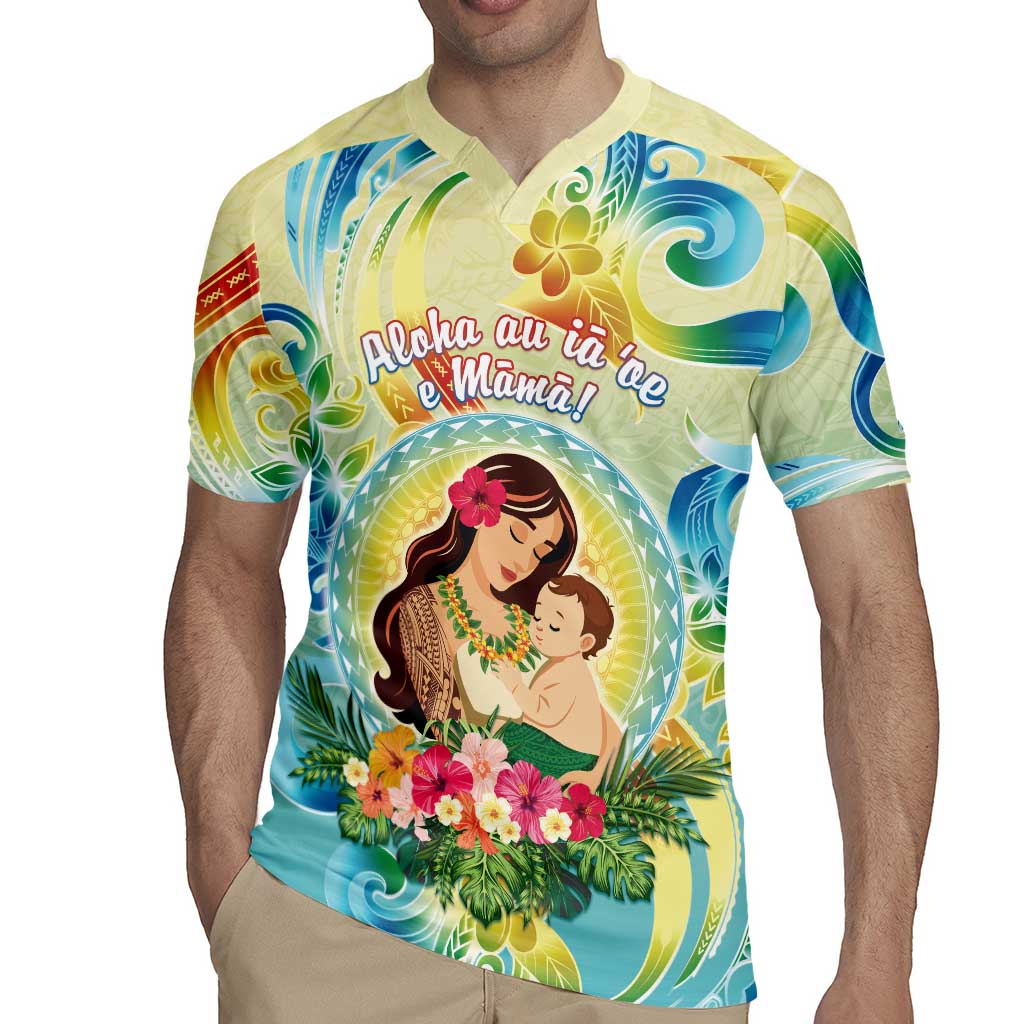 Personalised Hawaii Mother's Day Rugby Jersey I Love You Mom DT04 - Polynesian Pride