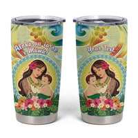 Personalised Hawaii Mother's Day Tumbler Cup I Love You Mom