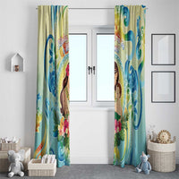 Hawaii Mother's Day Window Curtain I Love You Mom