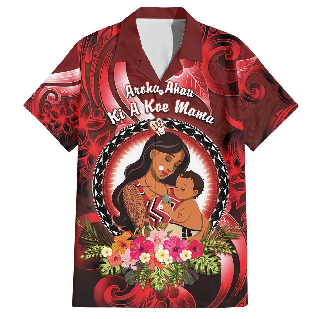 Personalised New Zealand Mother's Day Family Matching Puletasi and Hawaiian Shirt I Love You Mom