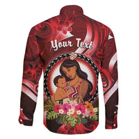 Personalised New Zealand Mother's Day Family Matching Summer Maxi Dress and Hawaiian Shirt I Love You Mom DT04 - Polynesian Pride